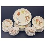 Vintage Red Wing Random Harvest Dinnerware