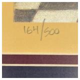 Framed Randal Spangler Limited Edition Print "Moonlight Bath"