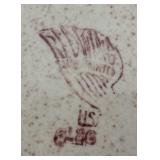 Vintage Redwing Bob White Patterned Dinnerware