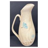 Vintage Red Wing Bob White Stoneware Platter, Pitcher and Salt & Pepper Shakers Set