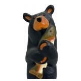 Big Sky Carvers Solid Western Pine Bear Sculpture