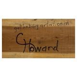 Gatlinburg Wooden Tree Spirit Carving by C. Howard