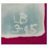 Framed Colorful Hand Dyed Floral Tapestry by LB