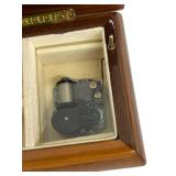 Inlaid Wood Musical Jewelry Box