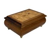 Inlaid Wood Musical Jewelry Box