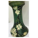 Antique Roseville Pottery Dogwood Jardiniere and Pedestal Set