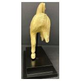 Restoration Hardware Cheval Horse Small Sculpture on Black Base