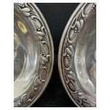 Pair of Gorham Sterling Silver  Weighted Compote Dishes