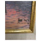 Thomas Kinkade A Peaceful Retreat Framed Canvas Signed Limited Edition Gallery Print