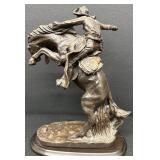 Frederic Remington The Bronco Buster Bronze Statue
