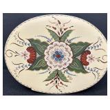 Scandinavian Folk Art Painted Kurbits Box by Dorothy F. Anderson, 1988