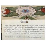 Scandinavian Folk Art Painted Kurbits Box by Dorothy F. Anderson, 1988