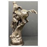 Mountain Man Bronze-Style Sculpture by Frederic Remington for Dave Grossman Designs