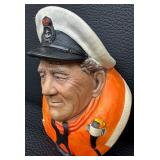 Pair of Bossons England Chalkware Characters-Coxswain & Fisherman Busts