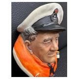 Pair of Bossons England Chalkware Characters-Coxswain & Fisherman Busts