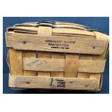 Set of 3 Longaberger Handwoven Baskets Dresden Ohio Dated 1993