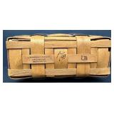 Set of 3 Longaberger Handwoven Baskets Dresden Ohio Dated 1993