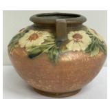 Roseville Pottery Dahlrose Vase with Raised Floral Design - 1920-1928