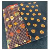 Longaberger Pumpkin Patch Basket with Lid, Fall Liners, and Accessories