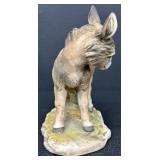 Vintage Hand-Painted Ceramic Donkey Figurine, Made in Japan