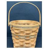Longaberger Christmas Collection 1988 Poinsettia Basket with Liner