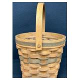 Longaberger Christmas Collection 1988 Poinsettia Basket with Liner