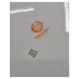 7-Piece Antique PM Bavaria Floral Porcelain Serving Set with Covered Bowls and Gravy Boat