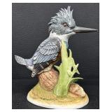 Andrea by Sadek King Fisher Porcelain Bird Figurine