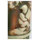 Vintage Roseville Donatello Pattern Vase