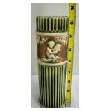 Vintage Roseville Donatello Pattern Vase