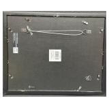 Framed Landscape Photograph with Fog and Pine Tree