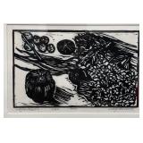 Framed Linocut Artwork 