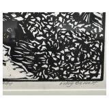 Framed Linocut Artwork 