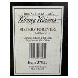 Thomas Blackshear Ebony Visions Sisters Forever In Childhood Figurine with Box
