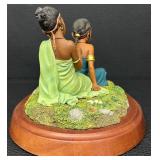Thomas Blackshear Ebony Visions Sisters Forever In Childhood Figurine with Box