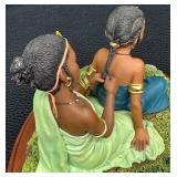 Thomas Blackshear Ebony Visions Sisters Forever In Childhood Figurine with Box