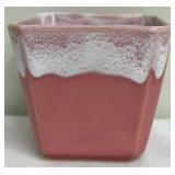 Roseville Pasadena Square Planter Pink and White - L-31, Cira 1952