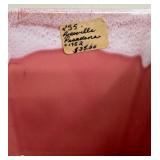 Roseville Pasadena Square Planter Pink and White - L-31, Cira 1952