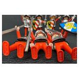 1974 Geobra Playmobil Medieval Knights Figure Set with Accessories