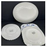 Blue Nordic and Johnson Brothers English Ironstone Dinnerware Set, 28 Pieces