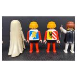 Set of 9 Vintage Playmobil Knights, Ghost, and Medieval Figures