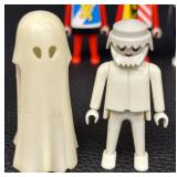 Set of 9 Vintage Playmobil Knights, Ghost, and Medieval Figures