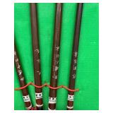 Pair of Chinese Calligraphy Brush and Ink Sets in Decorative Cases