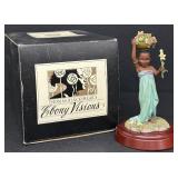 Thomas Blackshear Ebony Visions The Flower Girl Limited Edition Figurine- #37026 with Box