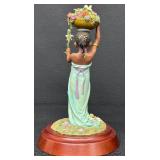Thomas Blackshear Ebony Visions The Flower Girl Limited Edition Figurine- #37026 with Box