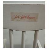 Vintage Saks Fifth Avenue White Wooden Children