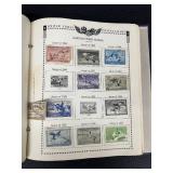 Collection of US and Foreign Postage Stamp Albums with Loose Stamps