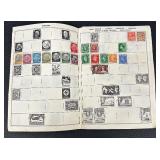 Collection of US and Foreign Postage Stamp Albums with Loose Stamps