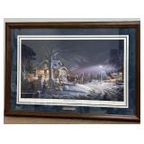 Terry Redlin Signed Limited Edition Framed Print Winter Wonderland