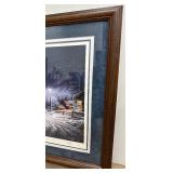 Terry Redlin Signed Limited Edition Framed Print Winter Wonderland